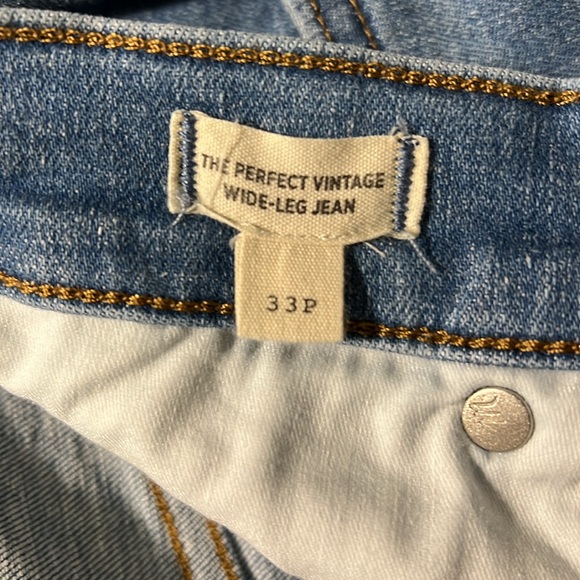 Madewell Petite Perfect Vintage Wide-Leg Jean - Ohlman Wash (blue) - Size 33P - Picture 8 of 10